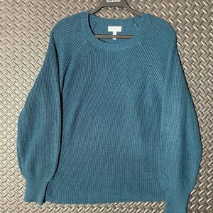 Jessica Simpson Dark Green Knit Pullover Sweater Casual Wear Women's Size XL‎